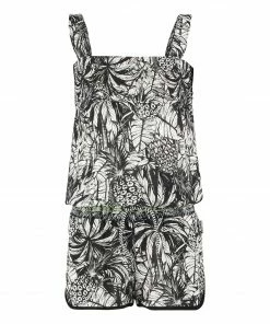 Vingino Poani Jumpsuit Kinder Schwarz - Weiß