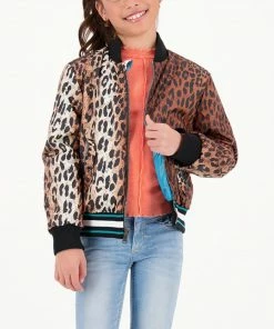 Vingino Tarbara Mädchenjacke (reversible) Blau - Braun - Schwarz -Didriksons-shop Vingino Tarbara Jas Meisjes reversible 5 2201251046