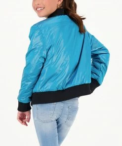 Vingino Tarbara Mädchenjacke (reversible) Blau - Braun - Schwarz -Didriksons-shop Vingino Tarbara Jas Meisjes reversible 6 2201251046